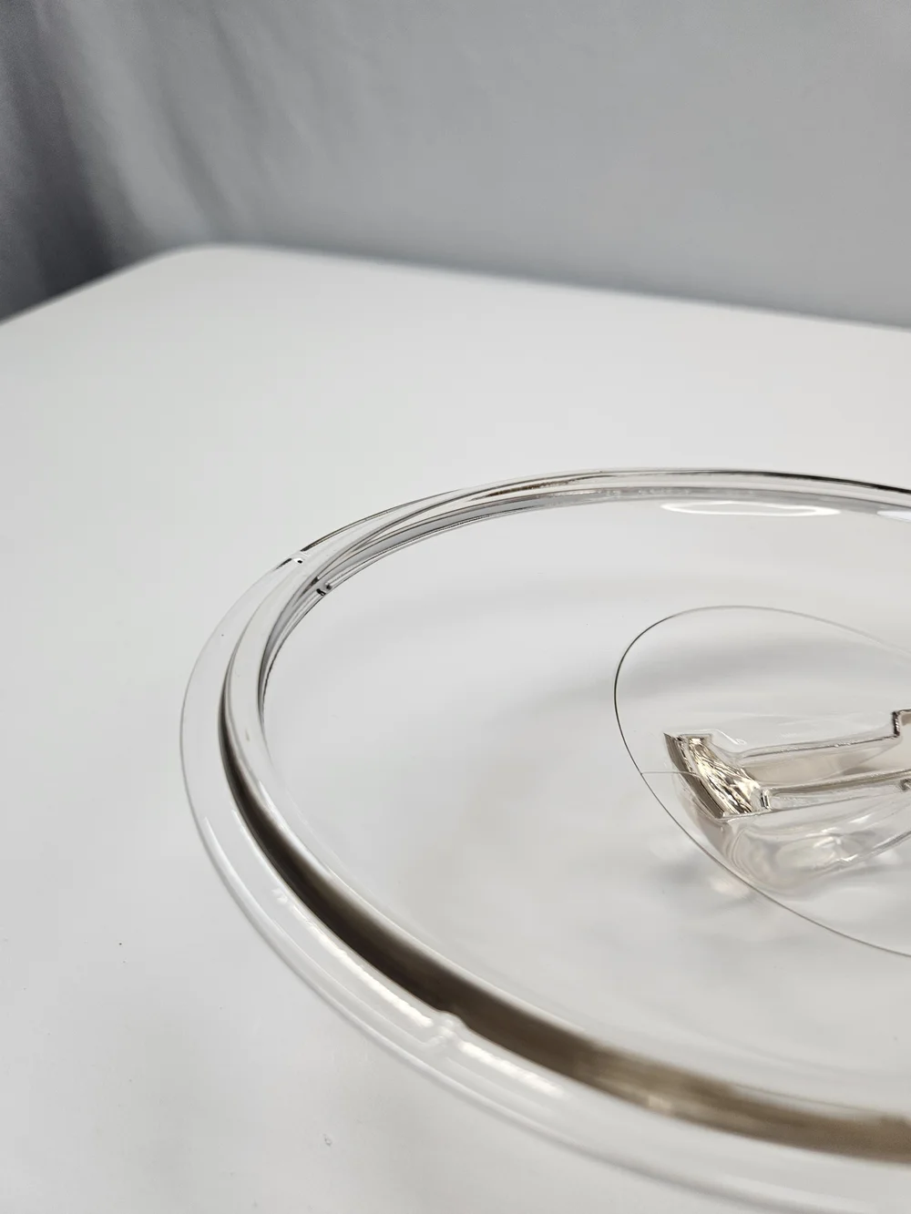 Vintage Pyrex L-31-C Clear Glass Replacement Lid Oval Casserole Corning Ware